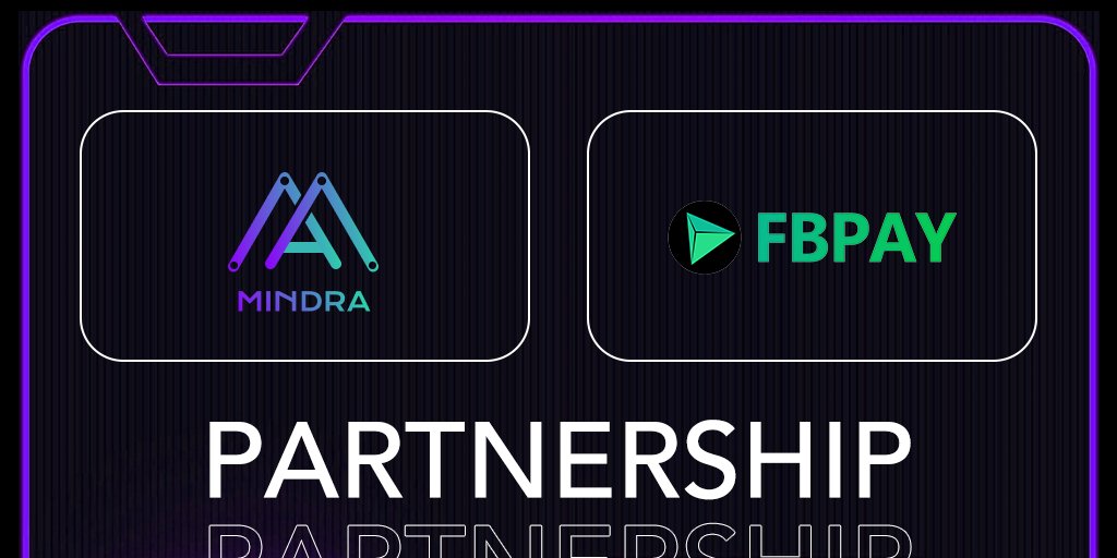 Mindra_AI's tweet photo. ๐ฅณNew Partnership Alert : #Mindra ๐ค FBPAY
Meet our new ecosystem partner, @FBBank_cc.๐ฅ
โโ #FBPay is the next-generation modular trustless payment application that will be your gateway for mass adoption๏ผ
Together, we can shape a safer and more accessible decentralized world! https://t.co/WI8za4dajN