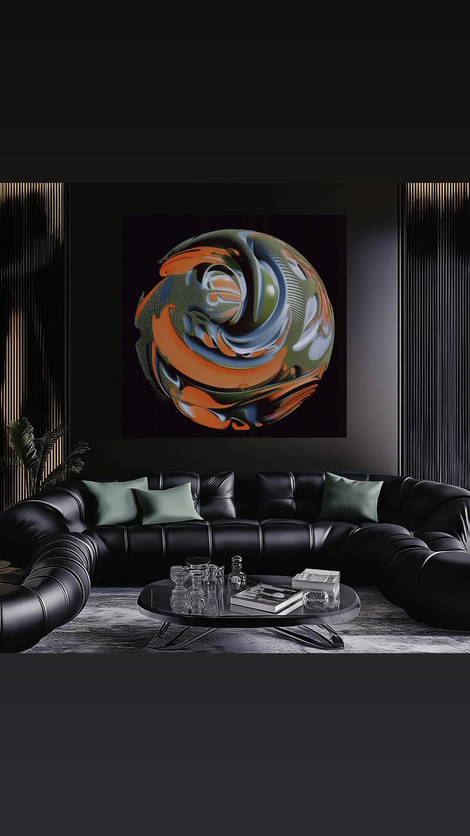 Discover the captivating allure of abstract 3D design with this stunning metal print, perfect for fine art enthusiasts who appreciate the blend of modern technology and artistic expression. #BuyFineArt #Decor