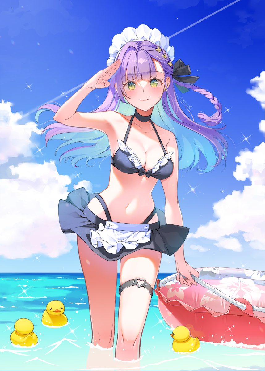「#青い画像で涼を感じよう 」|サクラさんのイラスト