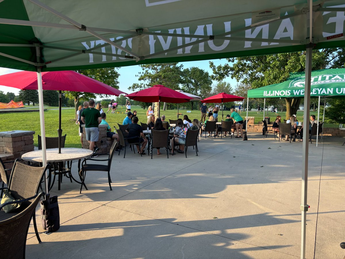 IWUTitanAD's tweet photo. Great day to kick off the new year with the 10th Annual  @iwusports Titan Staff &amp; Family Kick Off Party. Incredible smoked meat from Jeffro's Smokin Again, Ironwood Golf Course was an incredible host, bouncy house from Inflata-Fun Rentals and lots of games for all to enjoy. #TGOE https://t.co/GZONJiUGjZ