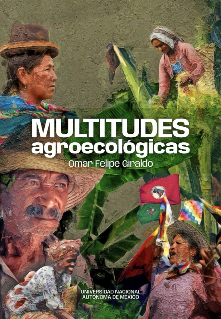 ofgiraldop's tweet photo. Hace dos años publiqué mi libro 📌MULTITUDES AGROECOLÓGICAS, 📚 editado por la UNAM

🌿¡Un texto sobre el papel de la agroecología para imaginar el postcapitalismo!

Acá el PDF 👉 https://t.co/H4B03PgXiw   

¡Ojalá puedan descargarlo, leerlo y compartirlo con su amistades! https://t.co/huOT7aZv5A
