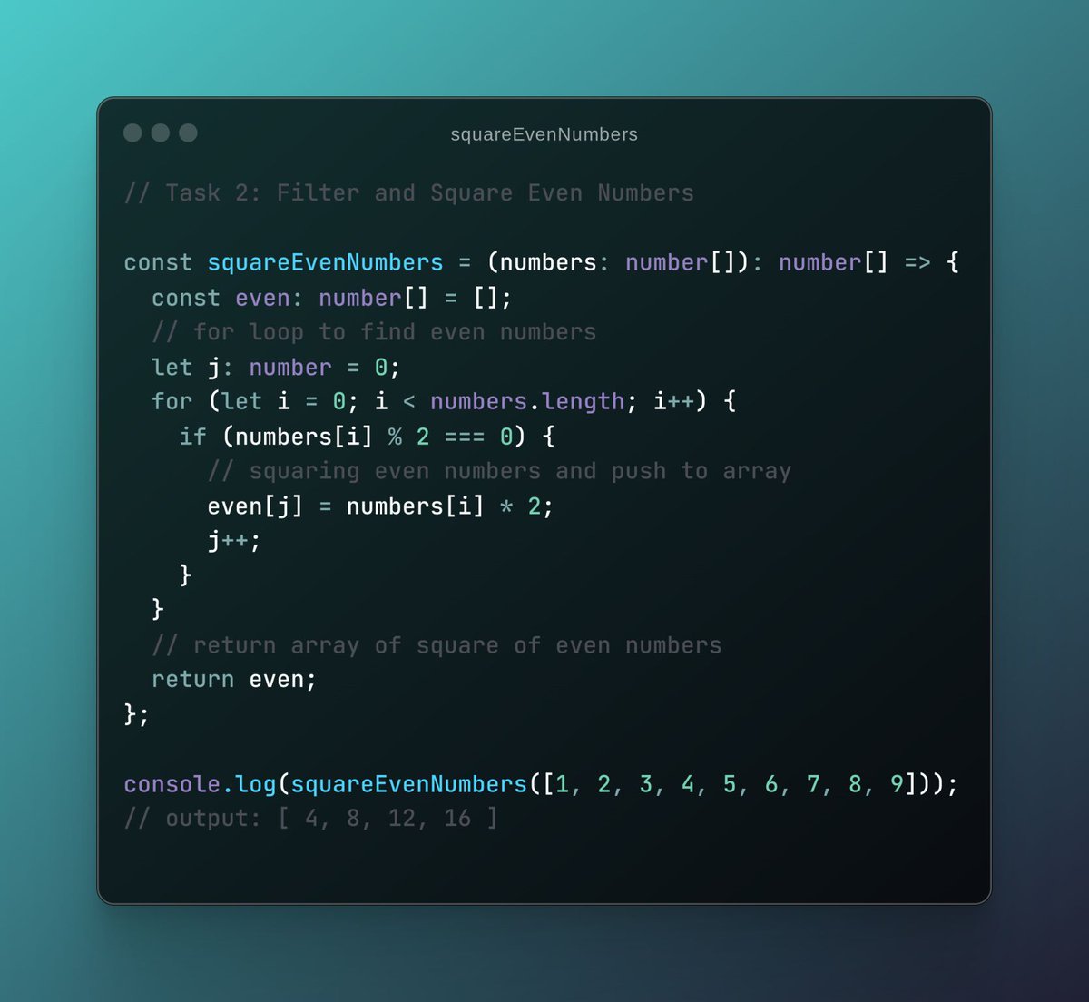realg701's tweet image. Day 18:-
Task 1: Sum of Odd Numbers and Table
Task 2: Filter and Square Even Numbers
It was fun.
30 days coding challenge started by #Hello_Coders admins Kanwal Heer | Naimal Arain | Filza Khan
#Hello_Coders_Probelm_Solving_Challenge
#Problem_Solving
#From_Basic
#Challenge
#DSA