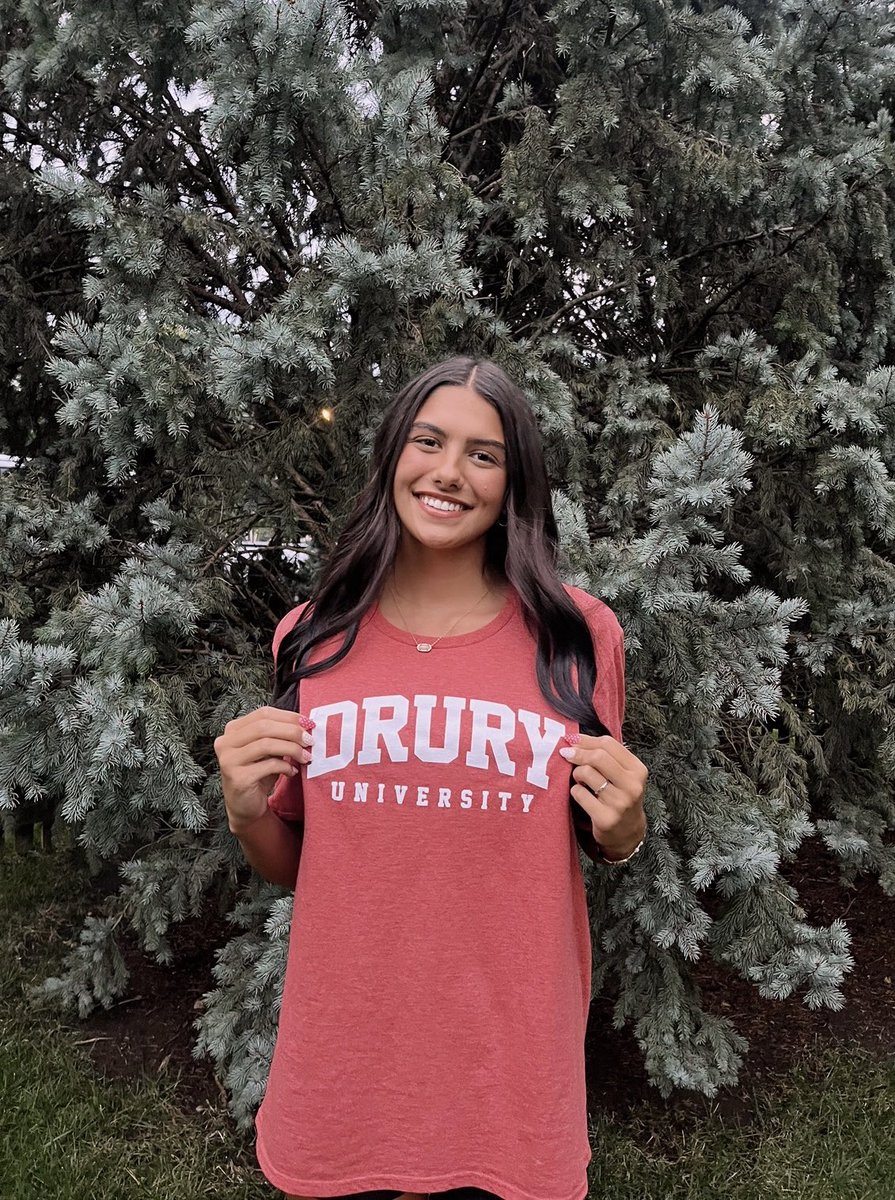 I am beyond excited to announce my commitment to Drury University to continue my athletic and academic career. I would like to thank my family, friends, coaches and teammates who have supported me along the way. Here’s to an amazing future ahead! Go Lady Panthers!! ❤️🤍🖤