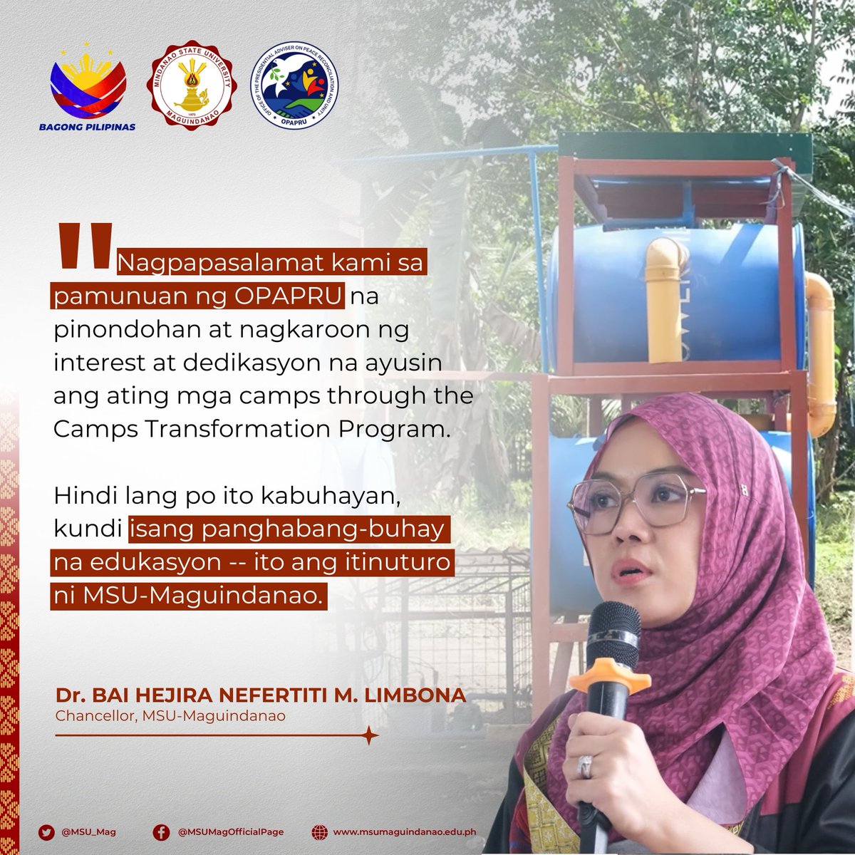 MSU_Mag's tweet photo. 𝐌𝐒𝐔-𝐌𝐚𝐠𝐮𝐢𝐧𝐝𝐚𝐧𝐚𝐨 𝐎𝐫𝐠𝐚𝐧𝐢𝐳𝐞𝐬 𝐈𝐧𝐜𝐞𝐩𝐭���𝐨𝐧 𝐌𝐞𝐞𝐭𝐢𝐧𝐠 𝐚𝐧𝐝 𝐒𝐭𝐚𝐤𝐞��𝐨𝐥𝐝𝐞𝐫𝐬’ 𝐅𝐨𝐫𝐮𝐦 𝐟𝐨𝐫 𝐭𝐡𝐞 𝐈𝐦𝐩𝐥𝐞𝐦𝐞𝐧𝐭𝐚𝐭𝐢𝐨𝐧 𝐨𝐟 𝐀𝐠𝐫𝐢𝐜𝐮𝐥𝐭𝐮𝐫𝐚𝐥 𝐋𝐢𝐯𝐞𝐥𝐢𝐡𝐨𝐨𝐝 𝐏𝐫𝐨𝐣𝐞𝐜𝐭𝐬 𝐟𝐨𝐫 𝐌𝐈𝐋𝐅 𝐂𝐚𝐦𝐩𝐬 https://t.co/LneqtRJzFy