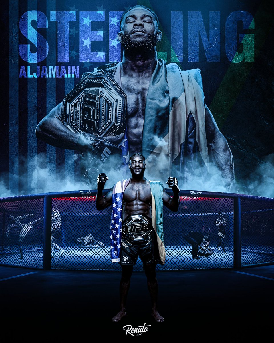 Just dropped my new poster for the one and only <a href="/ufc/">UFC</a> fighter <a href="/funkmasterMMA/">Aljamain Sterling</a> ! 🥊

All the support is much appreciated! 💙

#ufc #aljamainsterling #UFC307