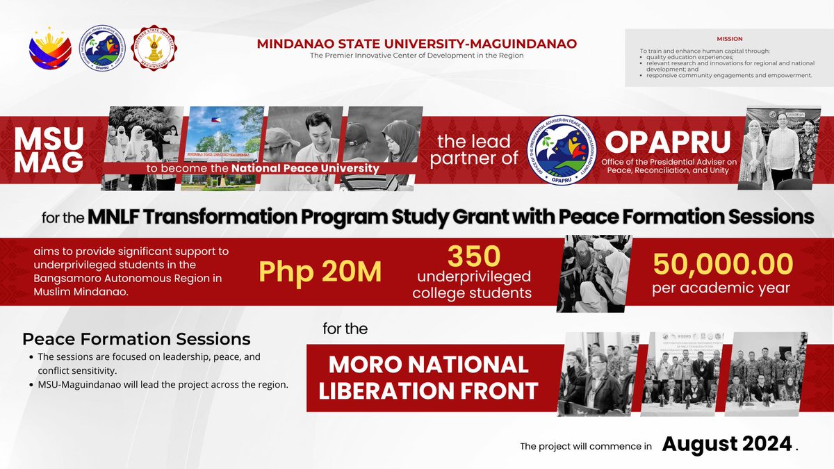 Read more: msumaguindanao.edu.ph/.../just-in-ms…
#BangsamoroPeaceProcess