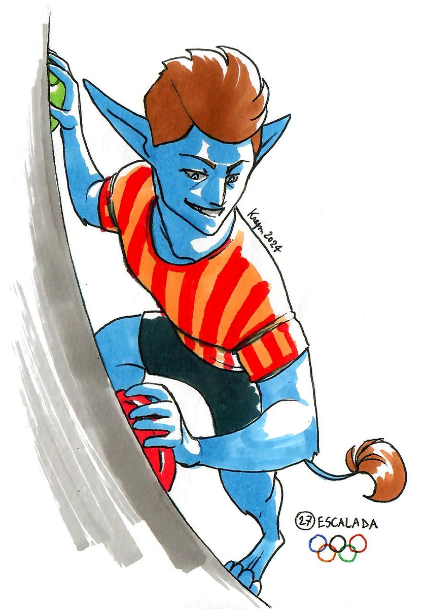 RebirthShadows's tweet photo. Doing a challenge from a Discord group, got to make one drawing per day during August, all Olympic games themed. I hope you like this bunch!

#Olympics2024Paris #OlympicGames #art #traditionalart #drawing #krepn #OC #originalcharacter #RebirthofShadows #comic #webtoonscanvas https://t.co/vp4yLO0MQf