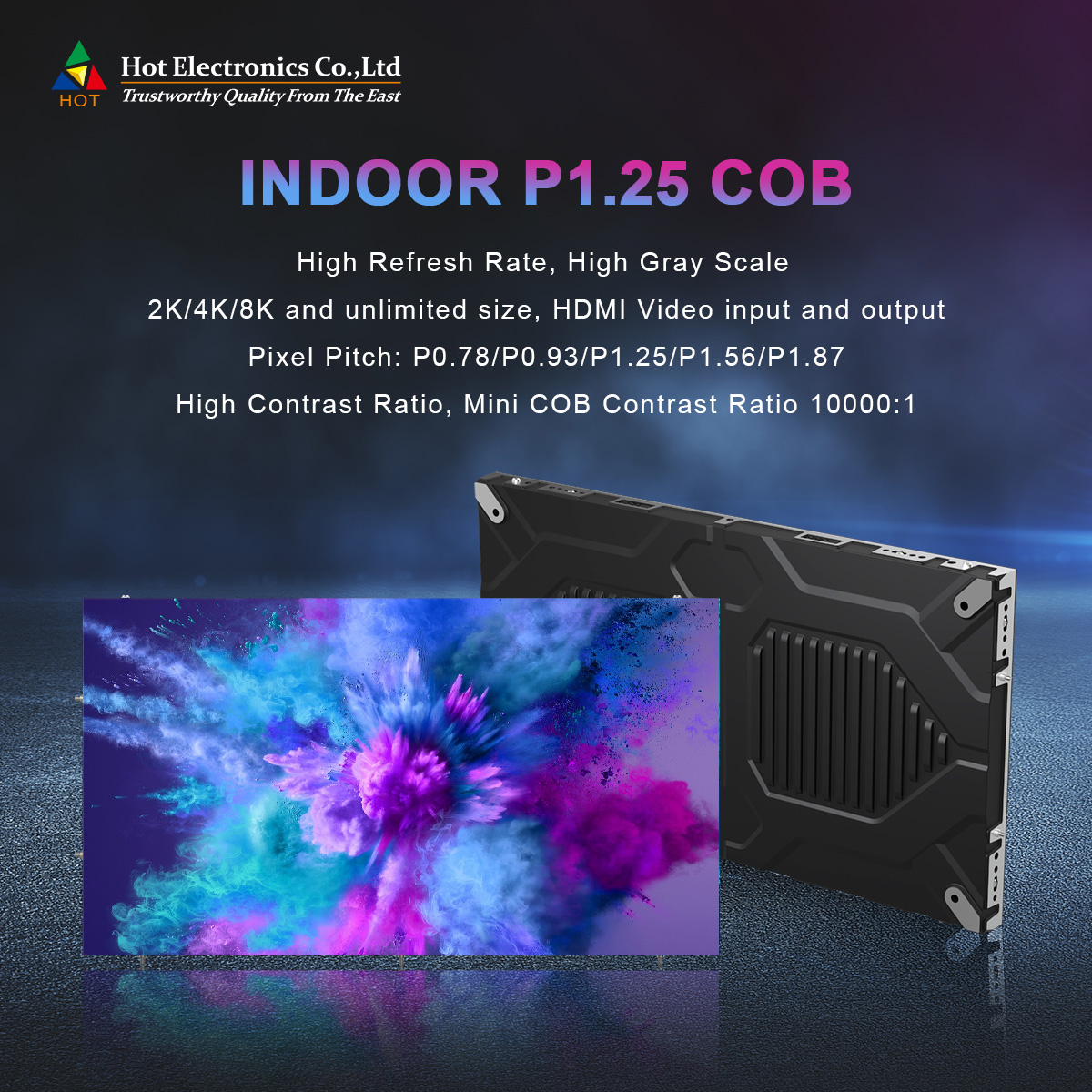 szledstar's tweet image. Hot Electronics Indoor P1.25 COB Small Pitch LED Display

Contact or Follow us on
Website: led-star.com
Email: sales@led-star.com 
Mobile/WhatsApp: +8615999616652

#Hotelectronics #leddisplayboard #ledvideowall #leddisplayscreen #COB #szledstar #indoorleddisplay