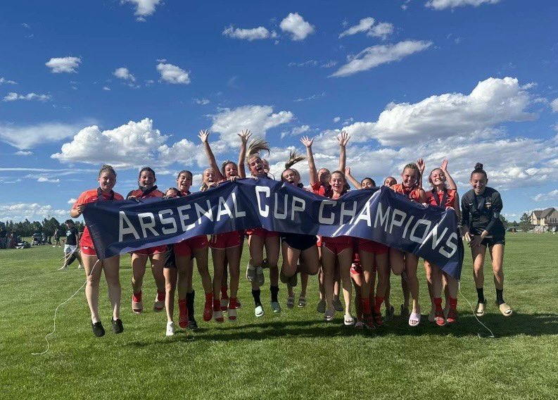 U19 Arsenal Cup Champions - ‘06/07 girls National. #ThisIsReal