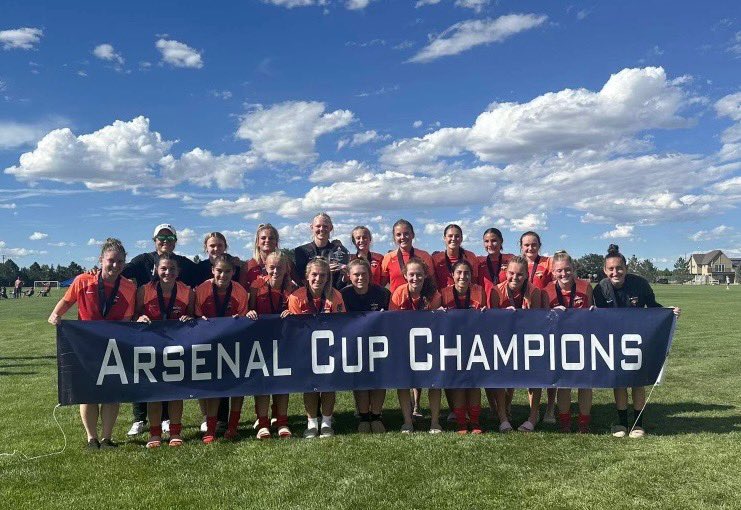 RealColoSoccer's tweet image. U19 Arsenal Cup Champions - ‘06/07 girls National. #ThisIsReal