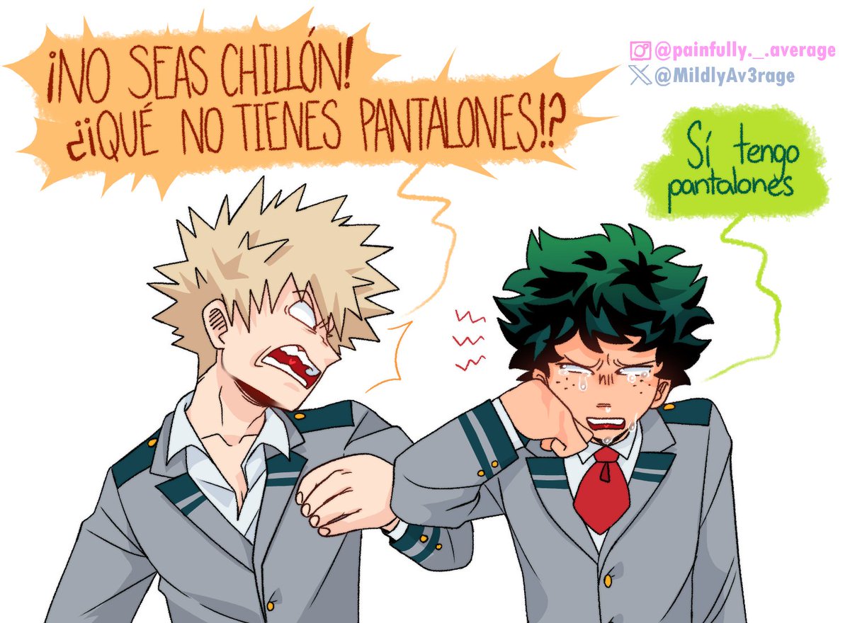 MildlyAv3rage's tweet photo. Mijo era de pensarlo no decirlo 

#MHA #BNHAfanart #bkdk https://t.co/36N59tm6i1