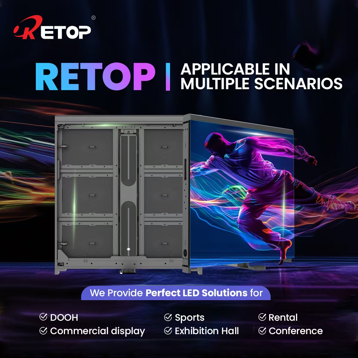 retopscreen's tweet photo. RETOP offers high-quality LED screens for stadiums and sports venues. If you're looking to enhance your event with our top-tier displays, contact us  for more information. https://t.co/S6UYDMOr7G