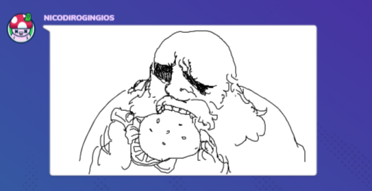 got my friends to draw lisa fanart on gartic somehow