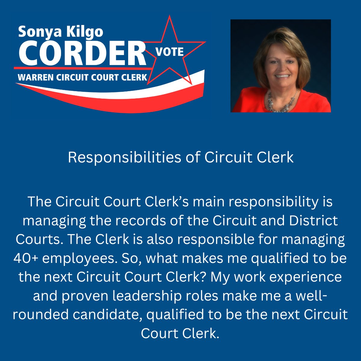 srcisme's tweet photo. #corderforclerk #bestcandidateforthejob https://t.co/MRFxNJgy0s