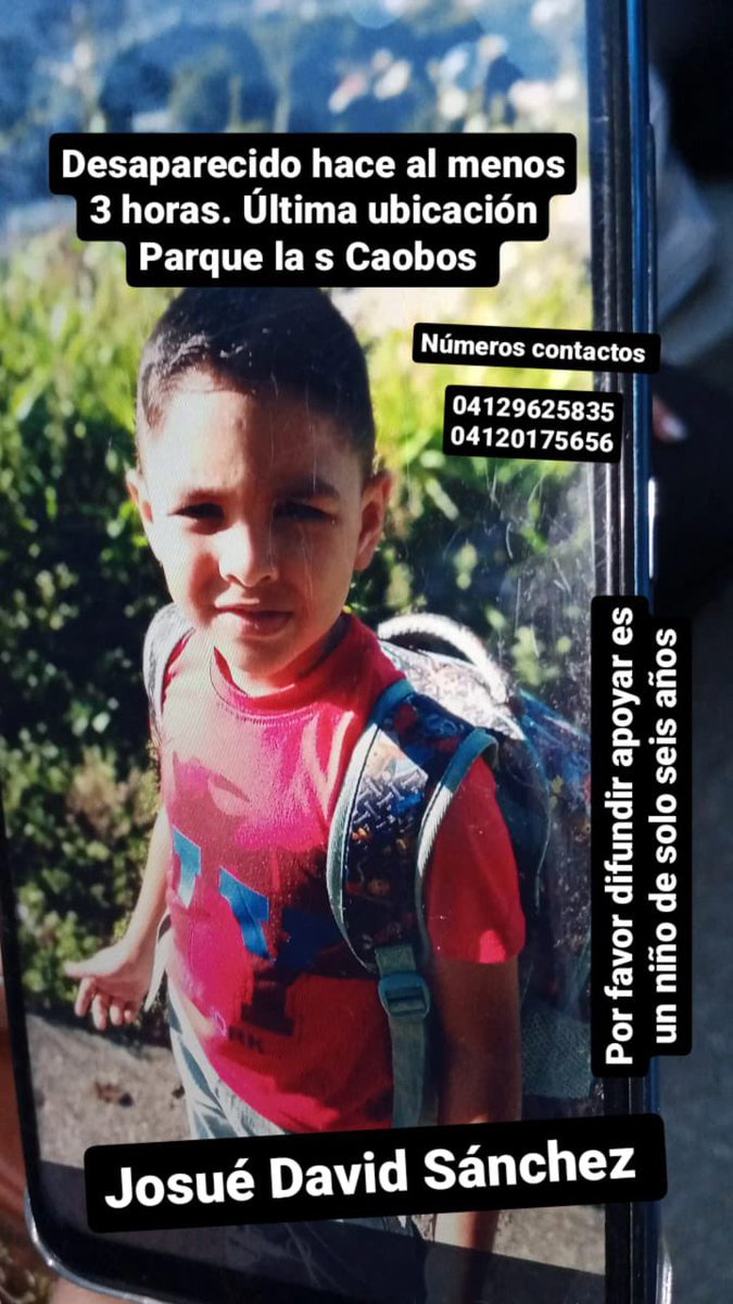 🚨𝐀𝐘𝐔𝐃𝐀 𝐀 𝐃𝐈𝐅𝐔𝐍𝐃𝐈𝐑!

Sus familiares se encuentran desesperados.
#18Ago #URGENTE #ALERTA RT🔃