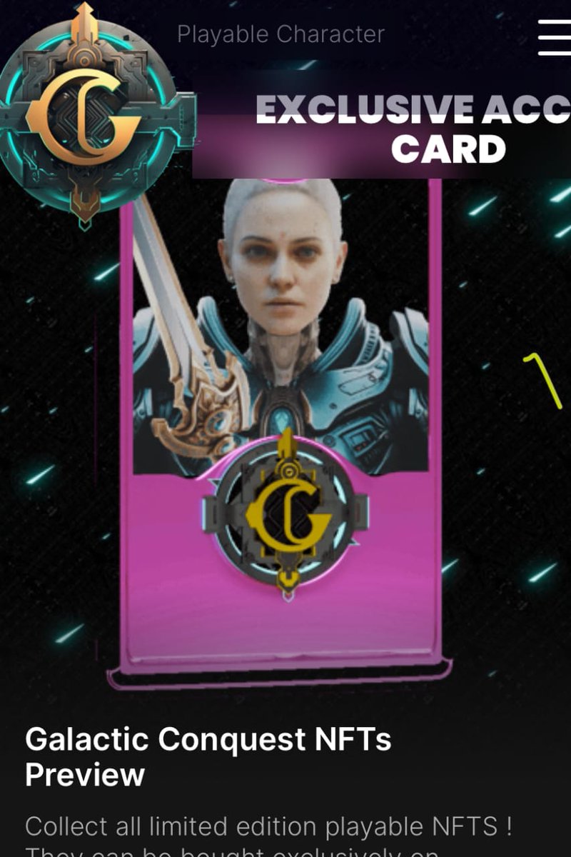G_ConquestRTS's tweet photo. 🤝 Galactic X Unleashed platinum🤝

Giveaway🎁

🏆20 wl spots Unleashed
🏆10 GA pass for Galactic 
1️⃣ Follow@UPworldofficial &amp; @G_ConquestRTS 
2️⃣RT &amp;❤️
3️⃣Tag 3 join

Join Discord:
https://t.co/4CmwNi3lCq
Galactic:https://t.co/vvjTIseoIV

 #DigitalArt  #Web3  #NFTs #NFTCommunity https://t.co/SPixMVaqRc