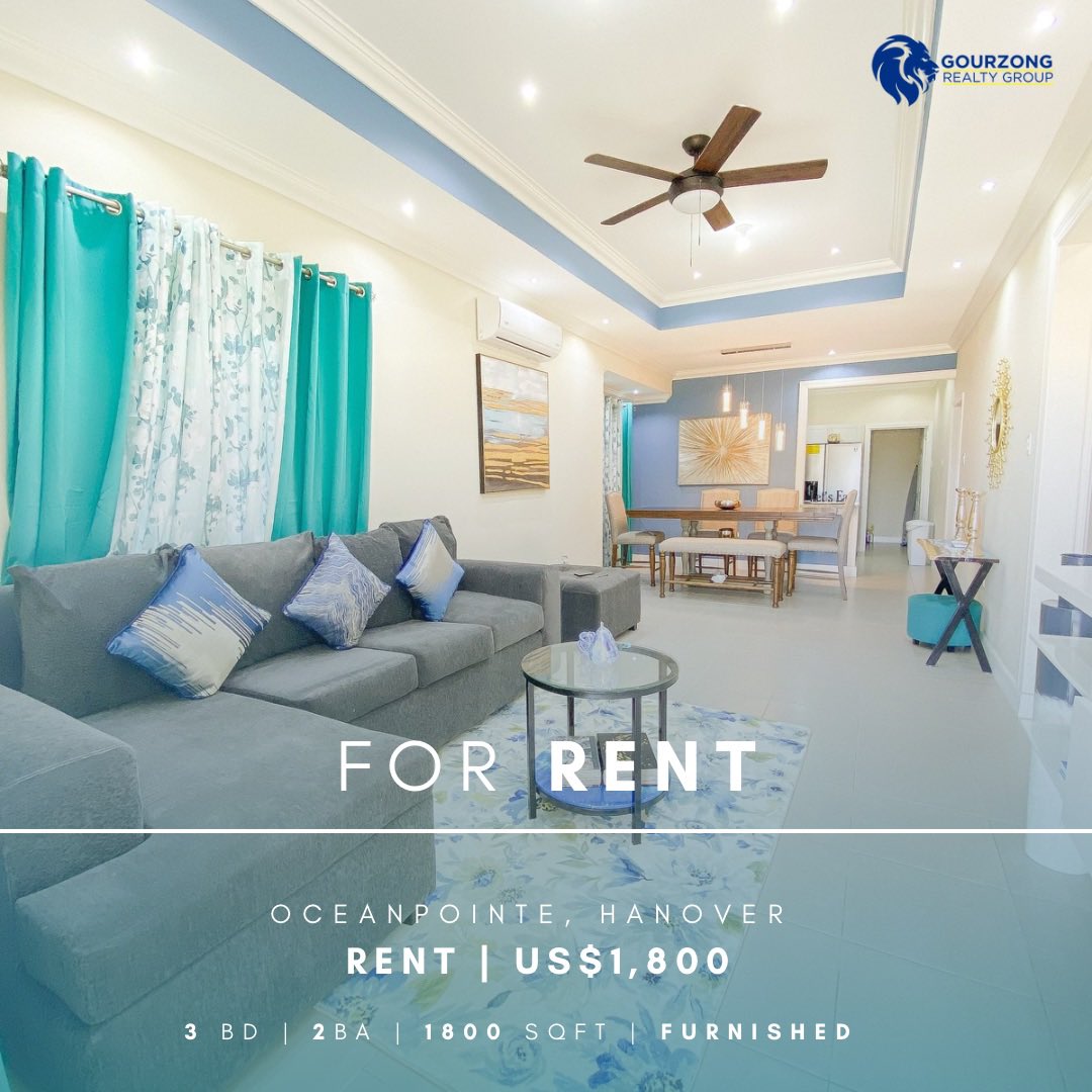 Najelle_'s tweet photo. For Rent 🔥
Oceanpointe, Hanover 
3 bedrooms 2 bathrooms
Fully furnished 
Solar water heater 
AC units 
Rent | US$1,800
Call to schedule viewing 876-809-4929 https://t.co/zLzdN9JP1U