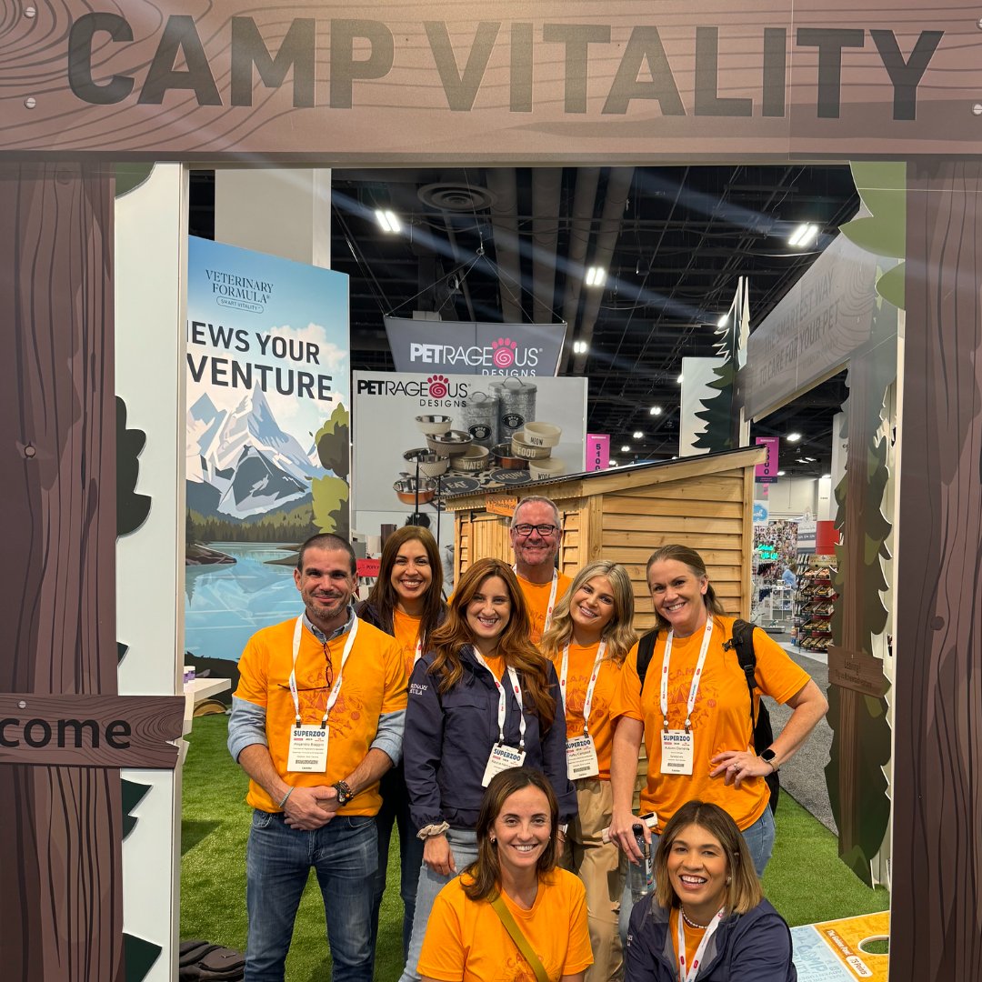 SynergyLabs's tweet photo. Our Camp Vitality adventure at SuperZoo was a huge success! 🏕️🐾 We loved meeting all our campers and sharing the excitement about our Veterinary Formula supplements. We can't wait to see you next year! ✨
.
#SuperZoo2024 #SuperZoo #Camp #SynergyLabs #PetCare #Manufacturer https://t.co/J0YpNmofpe