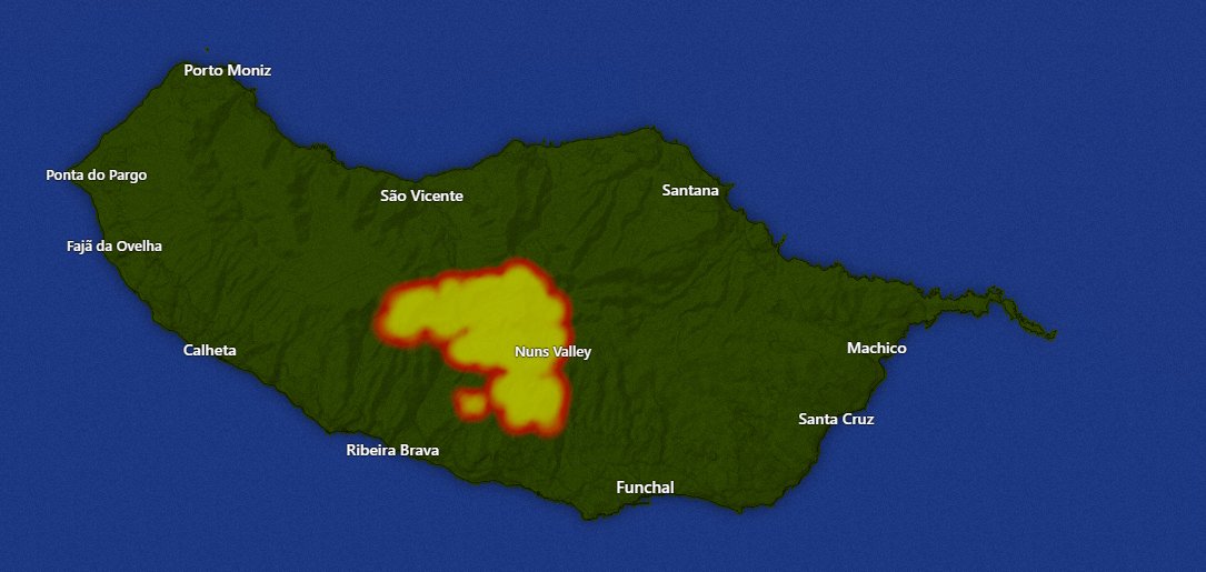 ferrandalmau78's tweet photo. #IFMadeira #Fire 

1) Esta es la isla de #Madeira vista el 17 de agosto de 2024 desde el satélite Landsat 8 y el área afectada por un #IncendioForestal con datos de #Eumetsat 

Ayer el fuego ya había consumido un 6% de la superficie de la isla en 4 días #IIFF #IUF https://t.co/lPlZReJGox