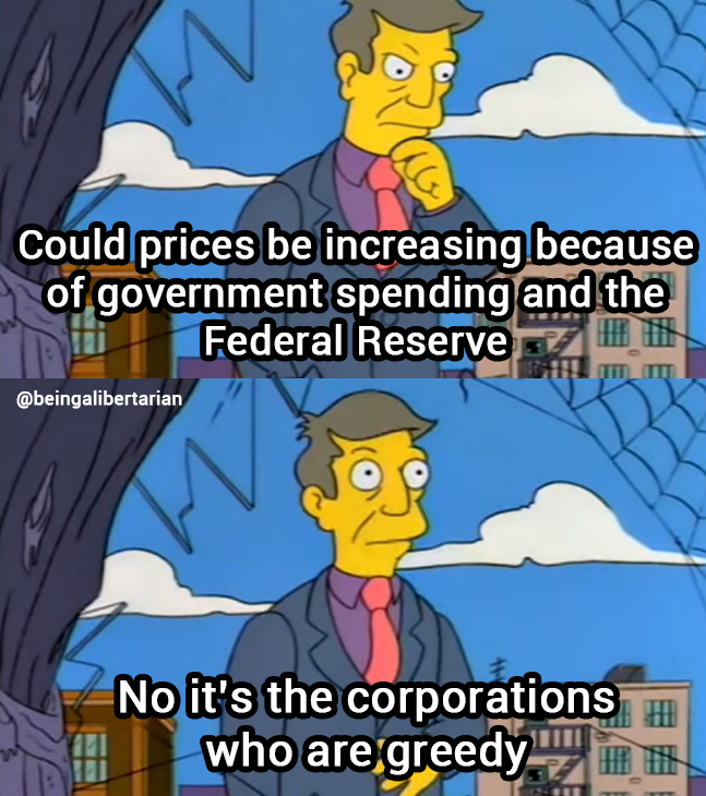 beinlibertarian's tweet photo. CoRpOrAtE gReEd https://t.co/A3gGLTEHfG