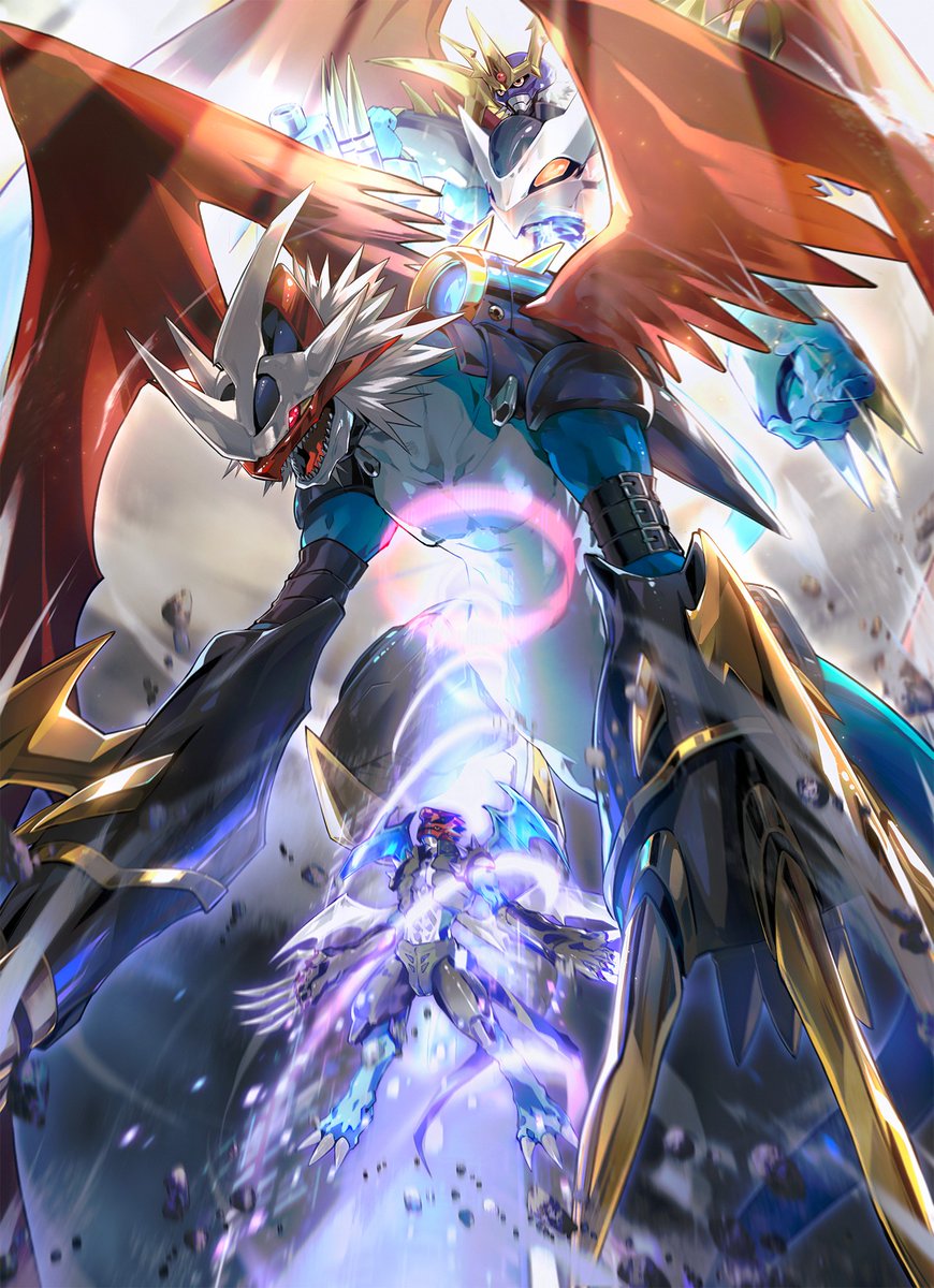 Taiga395's tweet photo. Dato curioso este artista dibujo un imperialdramon para el concurso de arte del año pasado, sin embargo no lo gano https://t.co/vw9ZUNPsVu