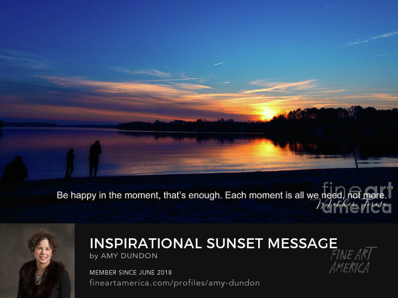 amy_dundon's tweet image. "Be happy in the moment, that’s enough. Each moment is all we need, not more." - Mother Teresa

fineartamerica.com/featured/inspi…

#inspirational #message #lakesunset #lakenorman #northcarolina #PositiveThinking