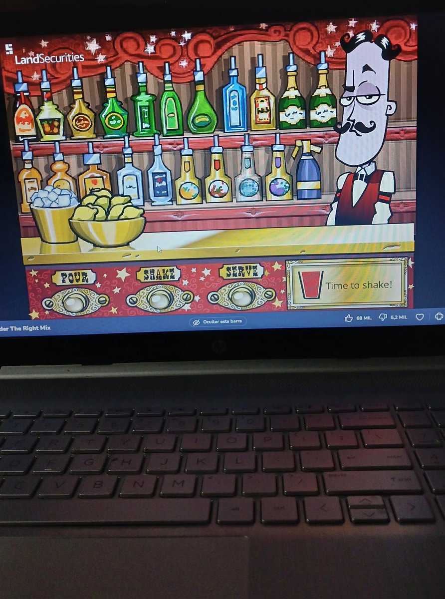 cómo que no puedo poner en mi cv que tengo experiencia como bartender, si jugaba esto