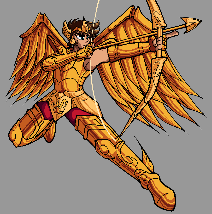 Some Saint Seiya drawings did on Magma, feel pretty proud how they turned out

#SaintSeiya