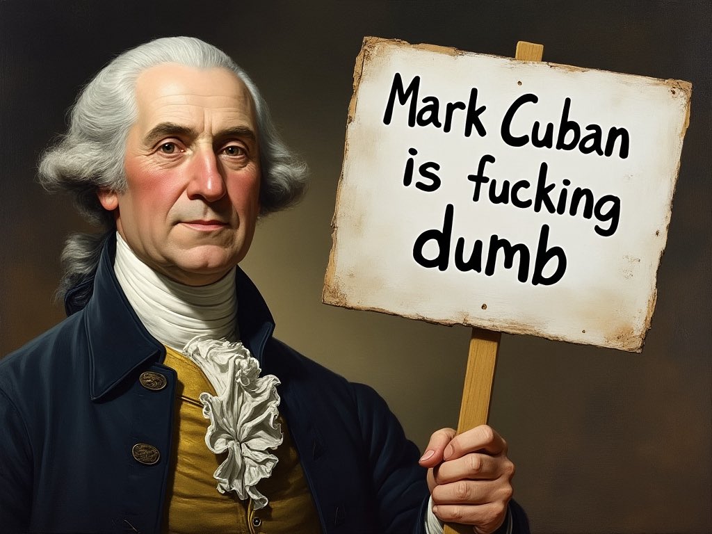 Anotherdumbpod's tweet photo. @mcuban https://t.co/jqXJzSwsh5