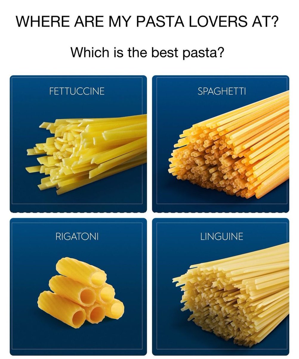 What's your favorite pasta noodle?