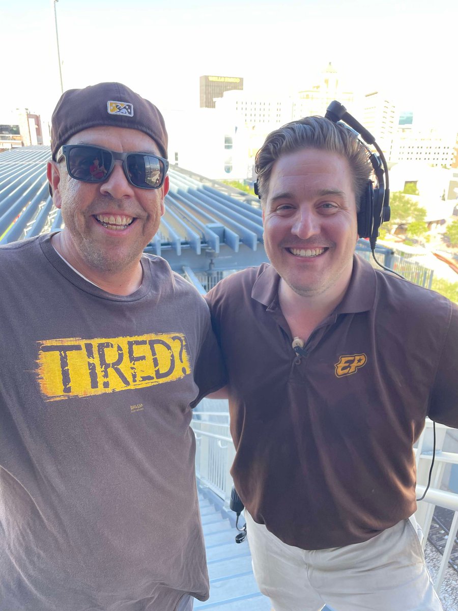 THANK YOU <a href="/AndyImfeld/">Andy Imfeld</a>! 

El Paso loves you! 

Link to <a href="/SportsNMorePOD/">Sports_N_More_EPLC</a> episode with Andy of the <a href="/epchihuahuas/">El Paso Chihuahuas</a> 

lnns.co/hJo4YwK18Sf 

Today is Andy's last day with the Chihuahuas.