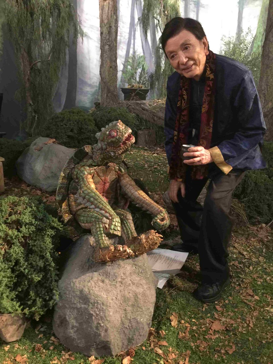 Thank you to George Takei for beautifully voicing the wise tortoise &amp; to the special effects &amp; puppeteers, Jerry  Constantine and Todd Tucker, who made the creature possible! THE KEEPERS OF THE 5 KINGDOMS is an exciting fun feature film because of all of those who worked on it ❤️