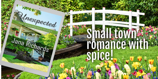 JanaRichards_'s tweet photo. Check out my excerpt from UNEXPECTED on this week's #SnippetSunday. Ben asks Jamie to marry him but not because he loves her. https://t.co/HMBN9lljJb #snipsun https://t.co/VbVZgPb9vU