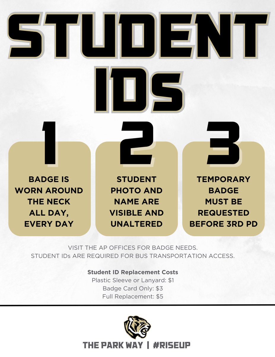CypressParkHS's tweet photo. Tigers, we are excited to see you tomorrow! Please check for an update email that came this afternoon with all the first day details. All students will receive their schedule:
Freshman - Cafeteria; Sophomore- Aux Gym; Juniors - Lego Gym; Seniors Auditorium. https://t.co/UCc8o9m4UP