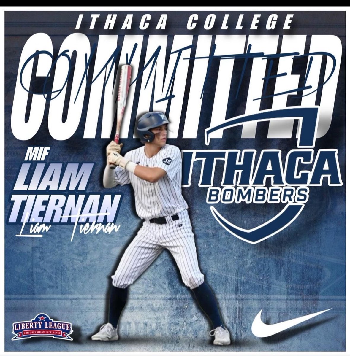 Liam Tiernan (@liam_tiernan_25) on Twitter photo I am excited to announce my commitment to further my academic and athletic pursuits at Ithaca College! Thank you to my parents, <a href="/seacoastpirates/">Seacoast Pirates Baseball</a> and Marshwood HS for everything they have done for me. Thank you to Coach Valesente and staff for this opportunity. #GoBombers I am excited to announce my commitment to further my academic and athletic pursuits at Ithaca College! Thank you to my parents, <a href="/seacoastpirates/">Seacoast Pirates Baseball</a> and Marshwood HS for everything they have done for me. Thank you to Coach Valesente and staff for this opportunity. #GoBombers