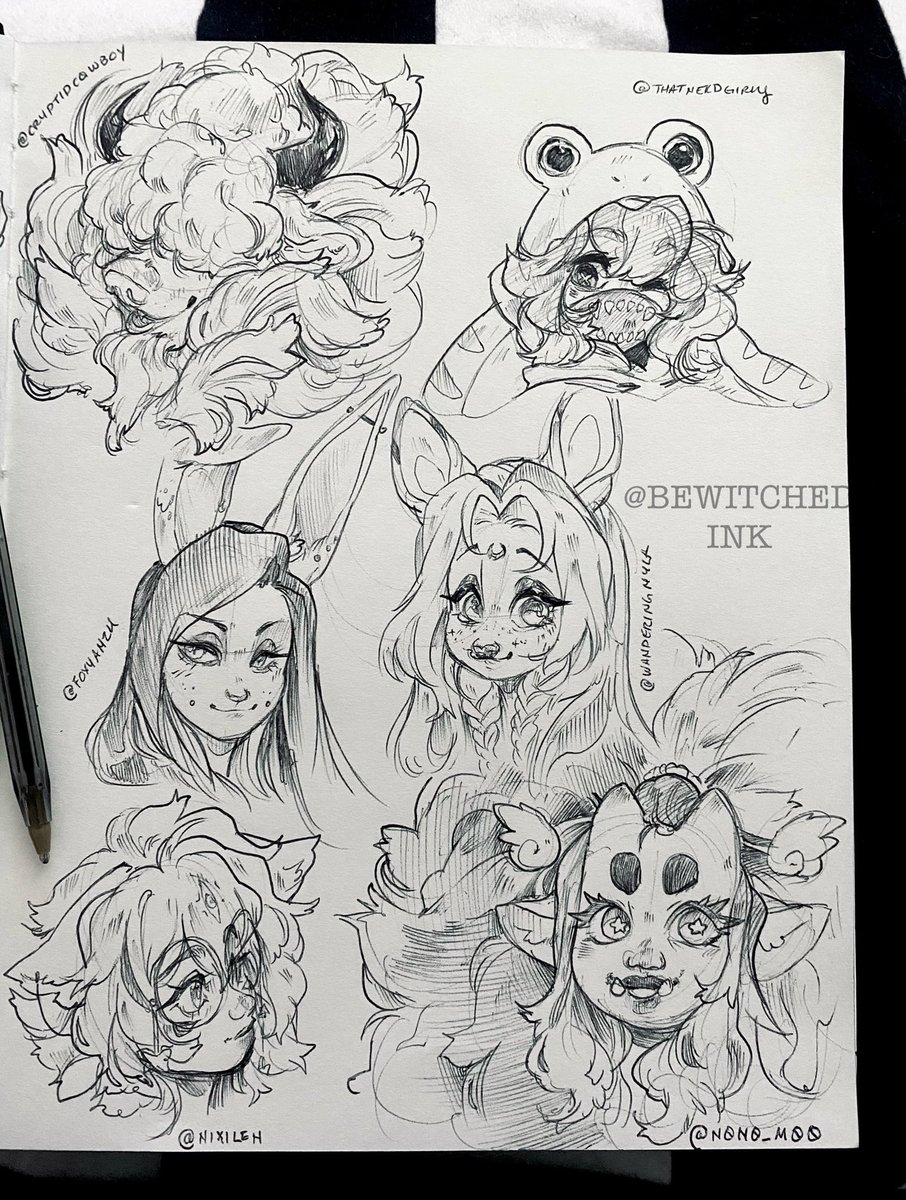 🩶 FREEBIE SKETCHES ROUND lll 🩶

@CryptidCowb0y • @ThatNerdGirly • @FoxyAnzu • @WandererNyla • @NixiLen • @n0n0_m00 