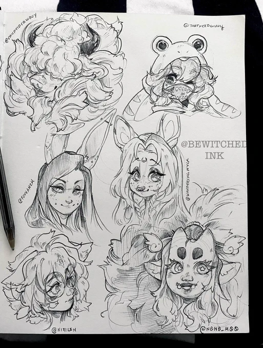 🩶 FREEBIE SKETCHES ROUND lll 🩶

@CryptidCowb0y • @ThatNerdGirly • @FoxyAnzu • @WandererNyla • @NixiLen • @n0n0_m00 