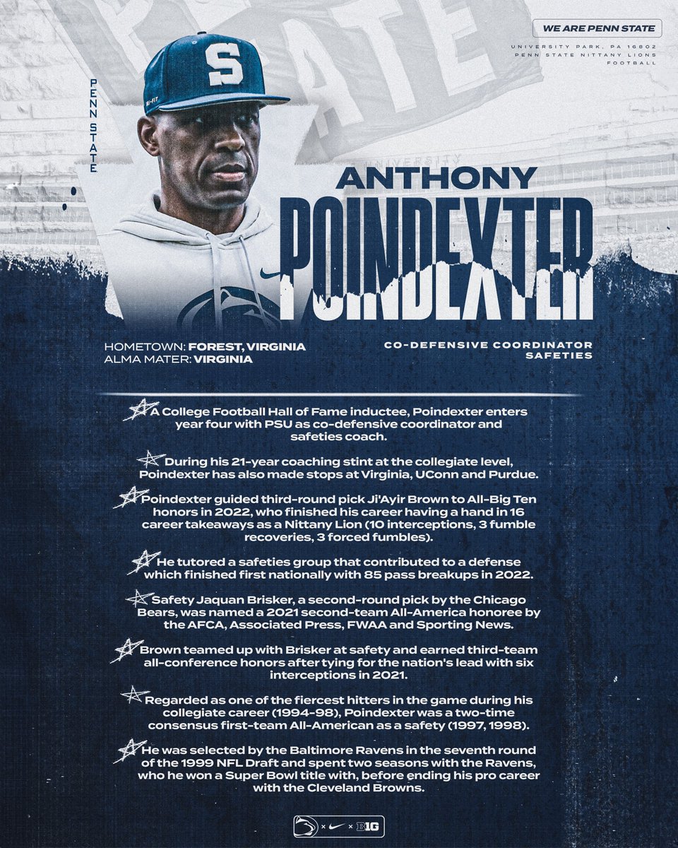 PennStateFball's tweet photo. Nobody does it quite like Dex ๐งข
#WeAre x @CoachPoindexter https://t.co/0iMuuRKZ1N