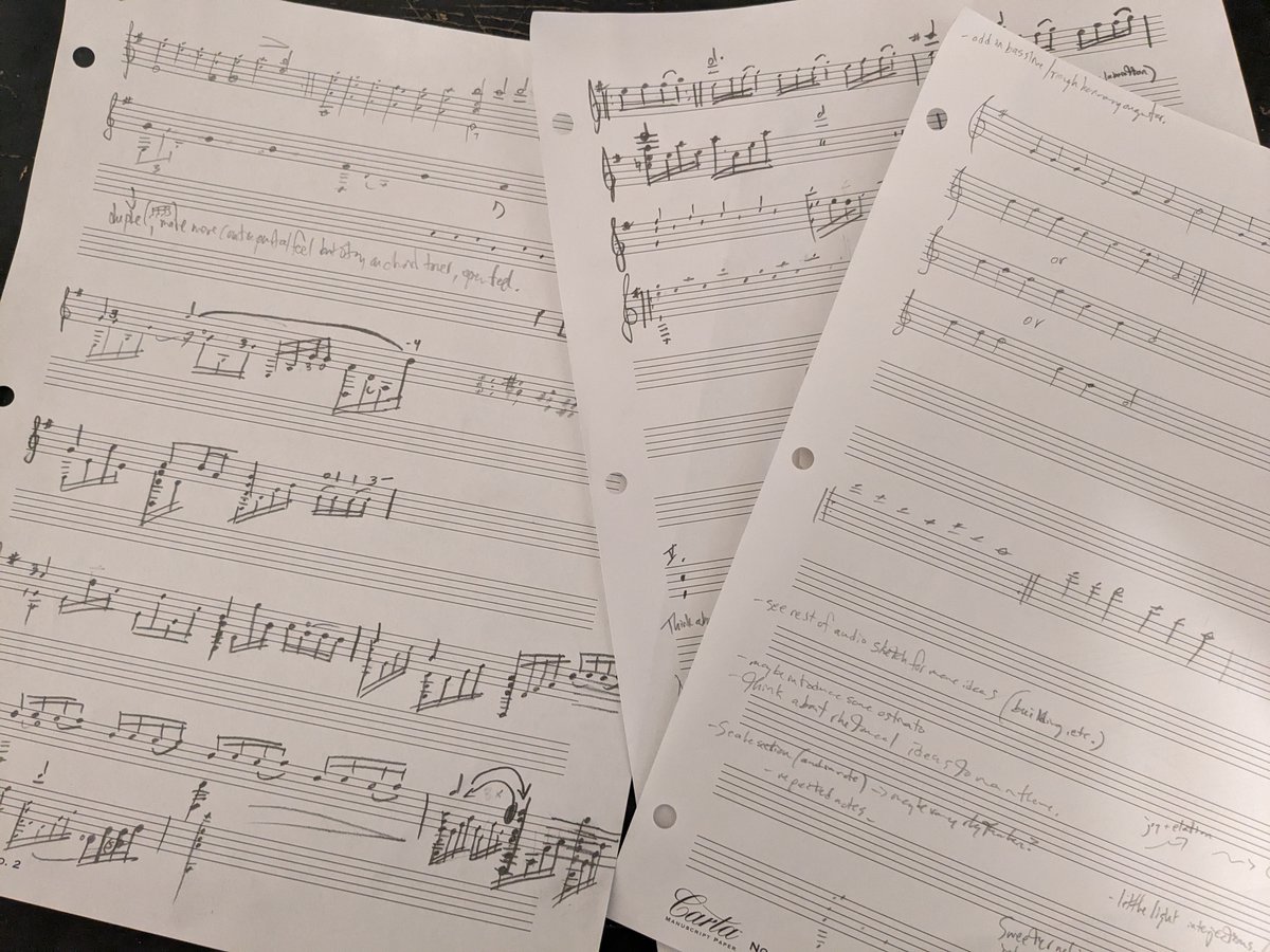 kevinsherwin15's tweet image. New guitar piece in the works!