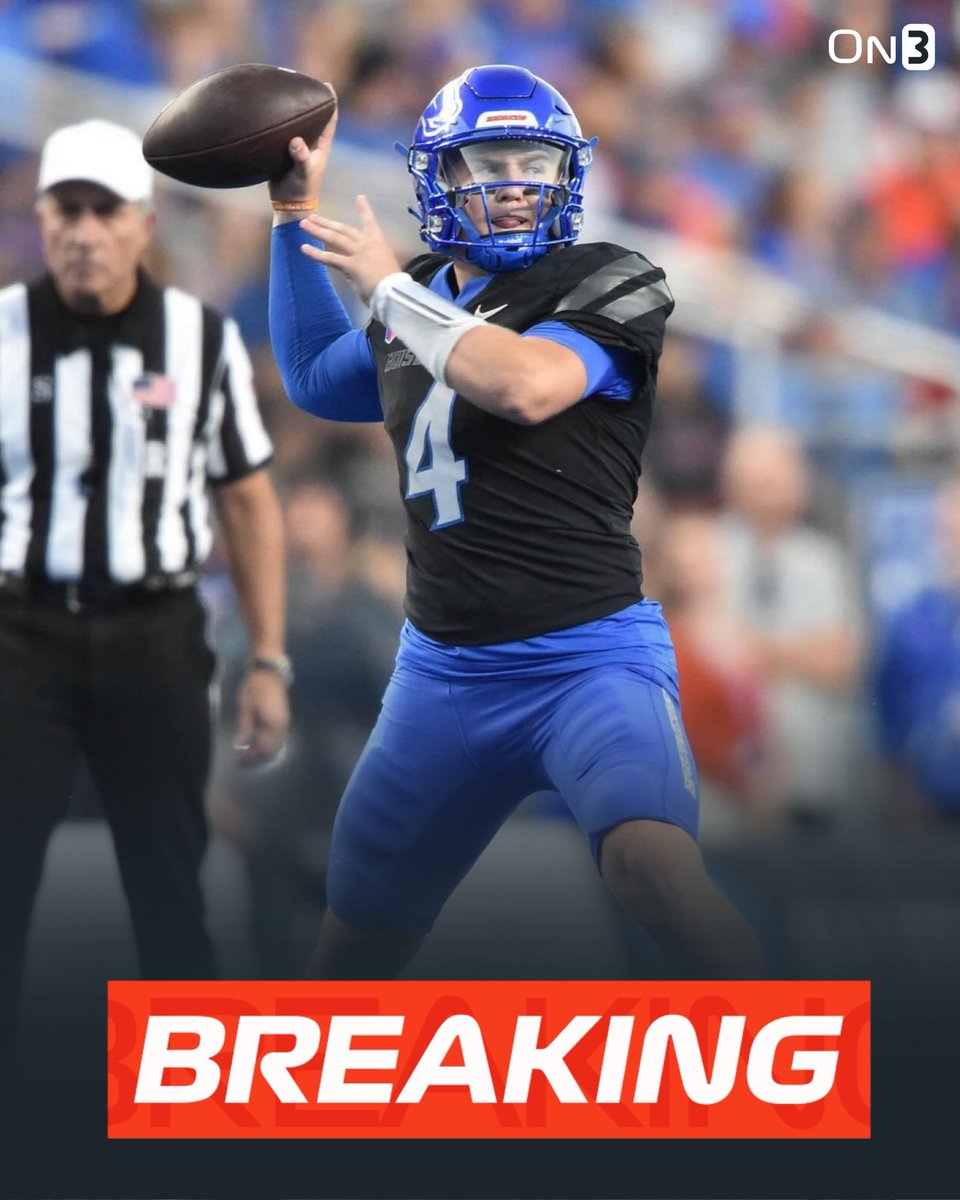 On3's tweet photo. NEWS: Boise State QB Maddux Madsen has beaten out USC transfer Malachi Nelson for the Broncos QB1 job, @PeteThamel reports. 

https://t.co/cvI3Hma1qP https://t.co/V1S1Ujiymc