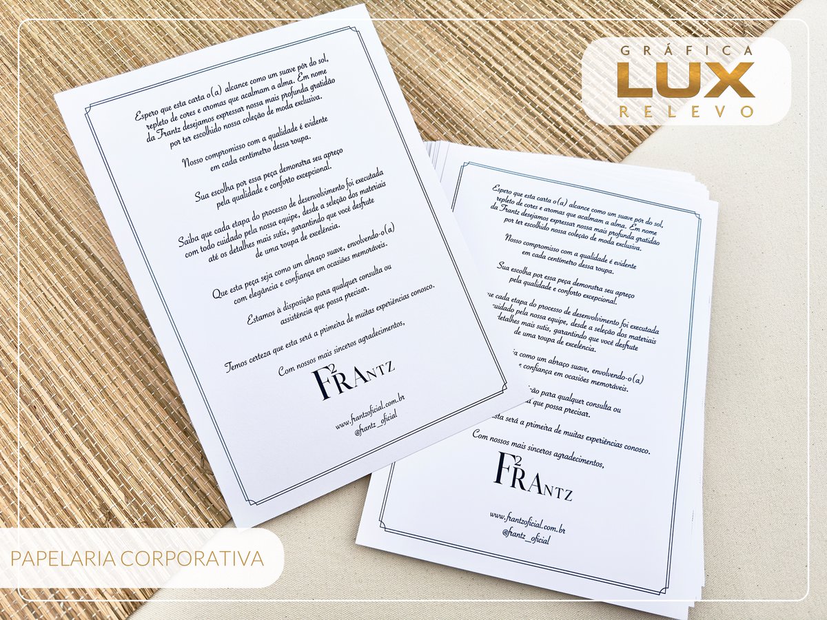 luxrelevo's tweet photo. #a#papelariadeluxooa extensão da sua marca - personalize-a com a LUX Relevo!
.
.
#papelariadeluxo #papelariadeluxo #papelariapersonalizada #papelaria #envelope #Empresas #grife #MARCA #agradecimento https://t.co/iDNlSU6uP3