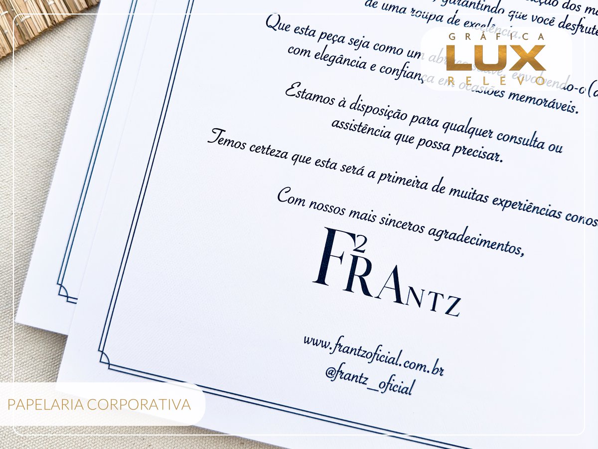 luxrelevo's tweet photo. #a#papelariadeluxooa extensão da sua marca - personalize-a com a LUX Relevo!
.
.
#papelariadeluxo #papelariadeluxo #papelariapersonalizada #papelaria #envelope #Empresas #grife #MARCA #agradecimento https://t.co/iDNlSU6uP3