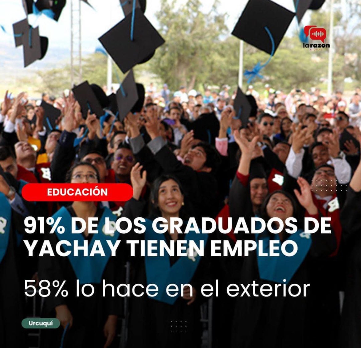 joshuamsalazr's tweet photo. Datos 📊 vs. fotos 📸amarillistas 
“(¿)Cuántos (estudiantes) han graduado exitosamente (la @UniYachayTech)?”
: “748 profesionales se han graduado en 10 carreras que se alinean con las últimas innovaciones científicas.”

No se puede en 🇪🇨 si nos rechazan 
https://t.co/TscBhK8HGL https://t.co/JD7vS1nGG1