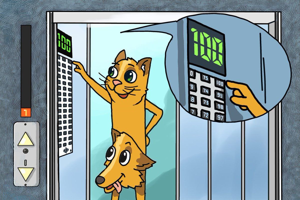 catdog_meme's tweet image. Climbing higher, floor by floor

$CATDOG