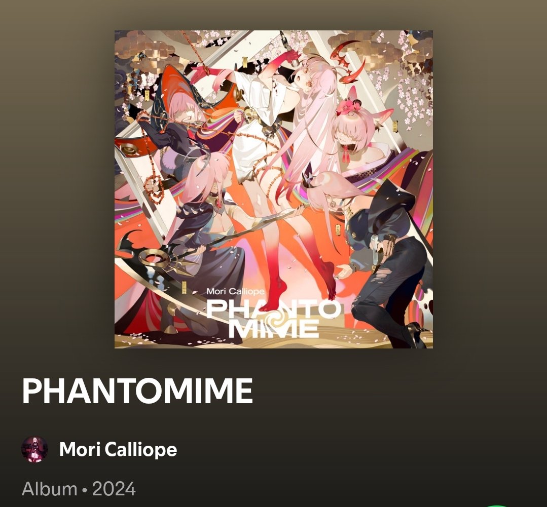 darksielol's tweet photo. I love that Calli's new album has a much more somber feeling to it. For me, it captures the same emotion as "end of a life", which is a song I cherish a lot. 

a BANGER like always

#PHANTOMIME https://t.co/qZz5PIEN8e