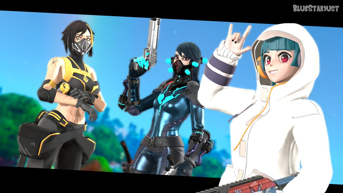 BlueStardust155's tweet photo. My favorite girls 🐧
#Fortnite #FortniteArt https://t.co/BWks1VfC22