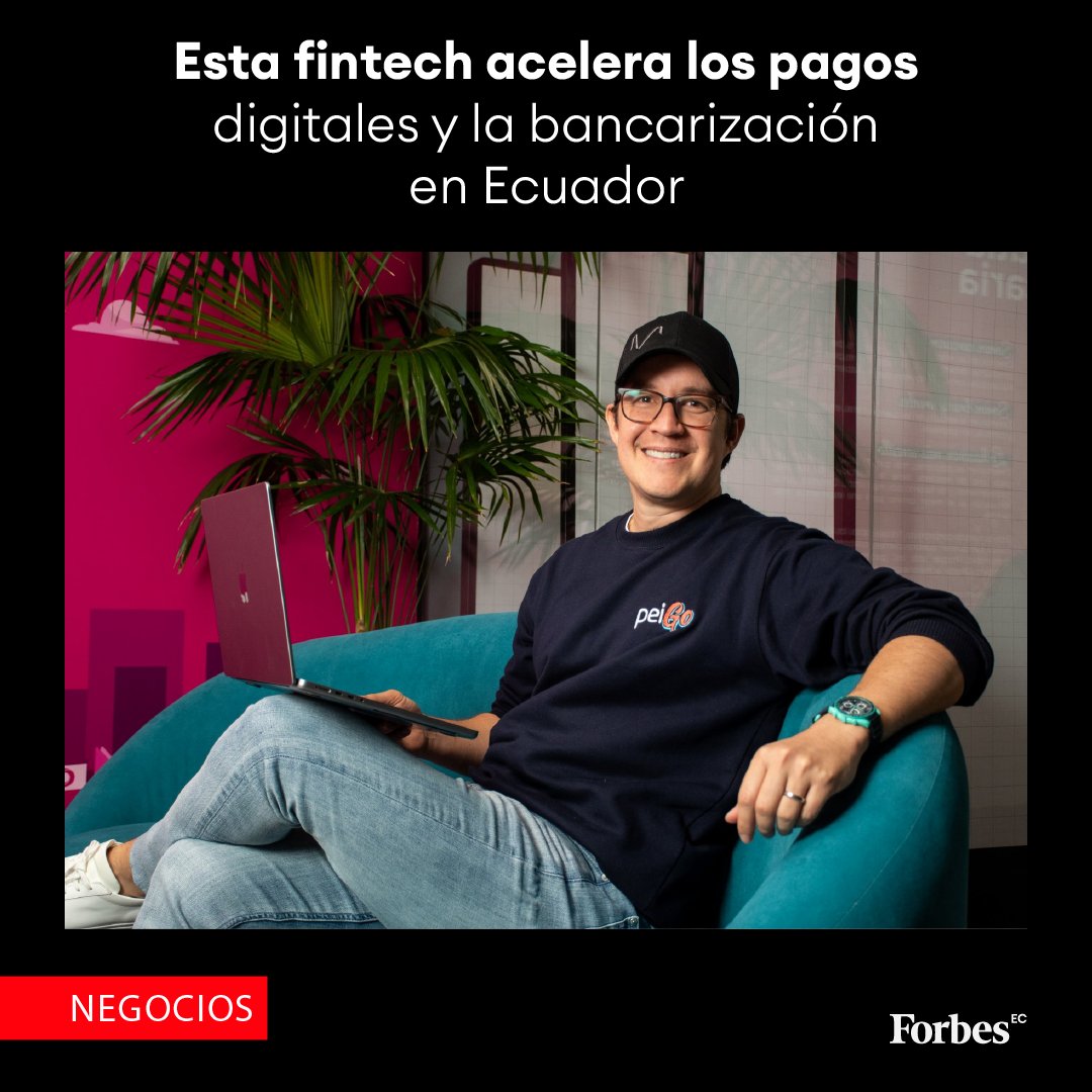 Forbes Ecuador (@forbesecuador) on Twitter photo #Lomásleído | En casi dos años de operación, la plataforma de pagos <a href="/peigo_ec/">PeiGo - Tu primera tarjeta 📲💳</a> suma más de 350.000 clientes y calcula llegar a un millón en 2025.
<a href="/LassoSX/">Santi Lasso 🇪🇨 - Saxalo</a>, CEO de PeiGo, conversó con Forbes Ecuador sobre los planes: acortar.link/DoYeq6 #Lomásleído | En casi dos años de operación, la plataforma de pagos <a href="/peigo_ec/">PeiGo - Tu primera tarjeta 📲💳</a> suma más de 350.000 clientes y calcula llegar a un millón en 2025.
<a href="/LassoSX/">Santi Lasso 🇪🇨 - Saxalo</a>, CEO de PeiGo, conversó con Forbes Ecuador sobre los planes: acortar.link/DoYeq6