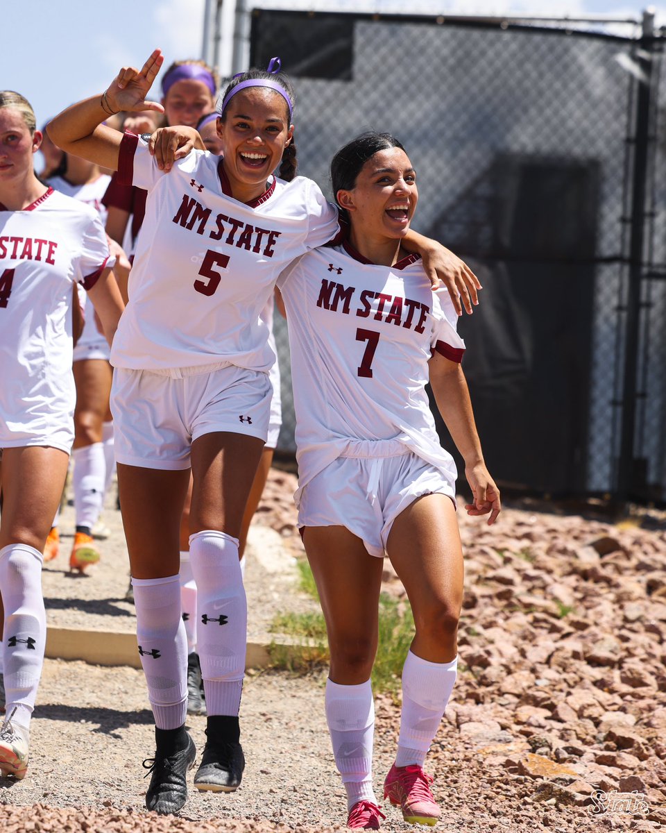 NMStateWSOC's tweet photo. How we feeling Aggie NATION ⁉️

#AggieUp https://t.co/YJOqFgTtYz