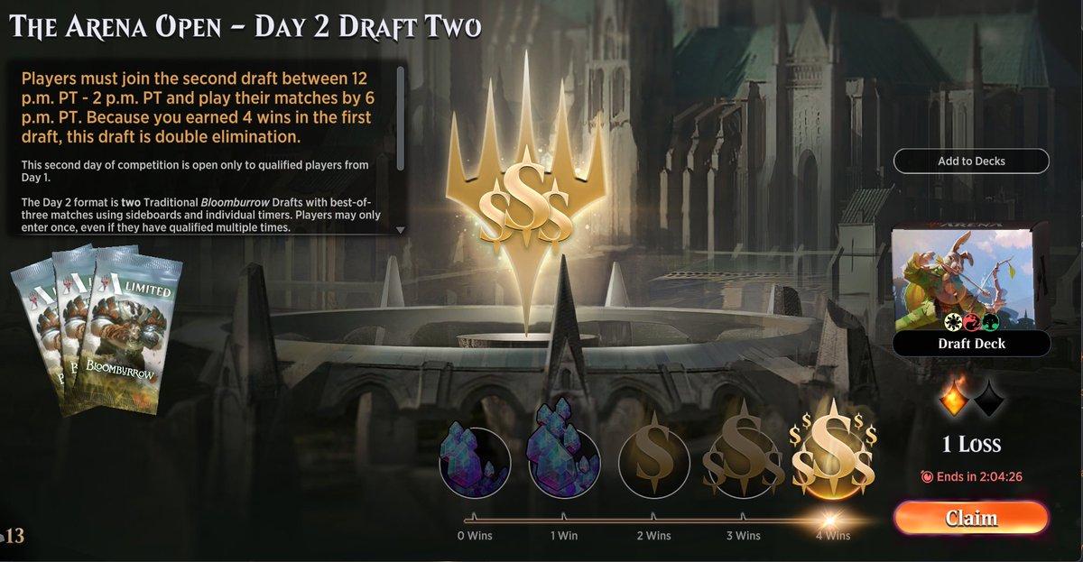 daniel_multer's tweet image. Got the 4-1 in the Arena Open Draft 2 to win the $2000
Carrot Cake was the MVP - finding the right number/type of lands is important, and the cake ensured that happened often enough (and games where I had bad mana issues were ones where I didn&apos;t have my cake)
@fireshoes @mtghorde