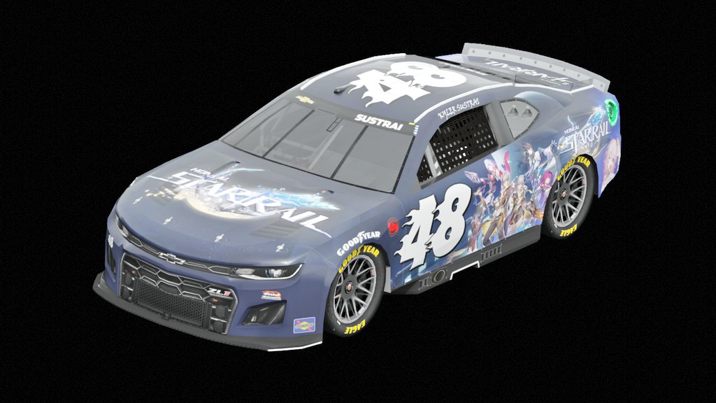 121K_rr's tweet photo. "everyone you meet is fighting a battle that you know nothing about.." - Blade

Made by @NASCARFireball , here is the #48 Honkai Star Rail Chevrolet for Fireball Motorsports in the @RingsOnX https://t.co/xnd0F7lfy6